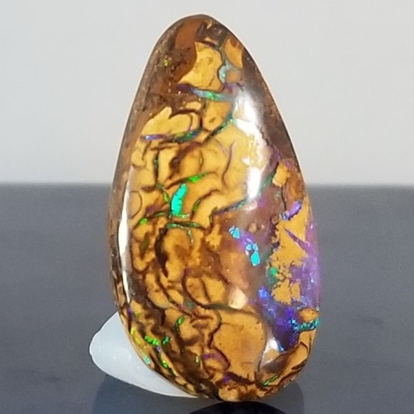 *****SOLD****Colorful Australian Opal Cabochon - Picture 2 of 8